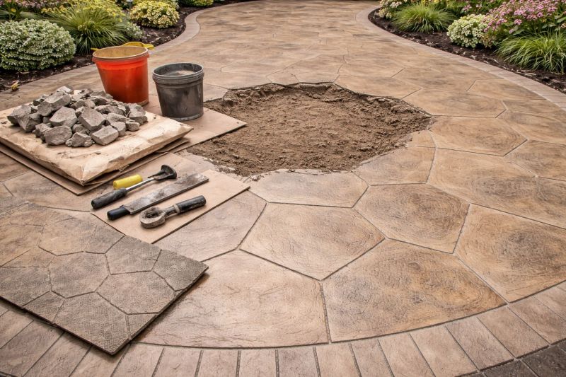 Decorative Concrete Repair in Roseville, CA