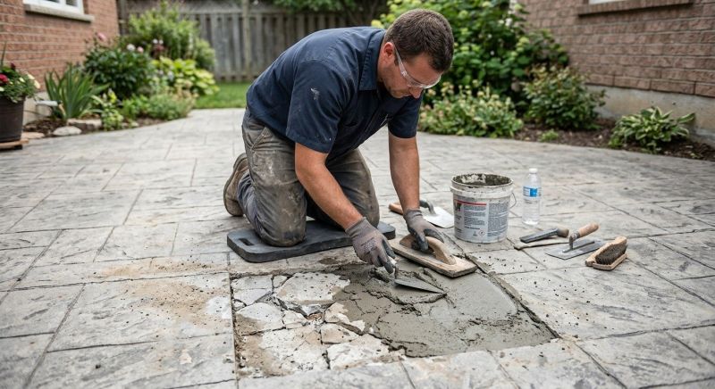 Decorative Concrete Repair in Arlington, VA