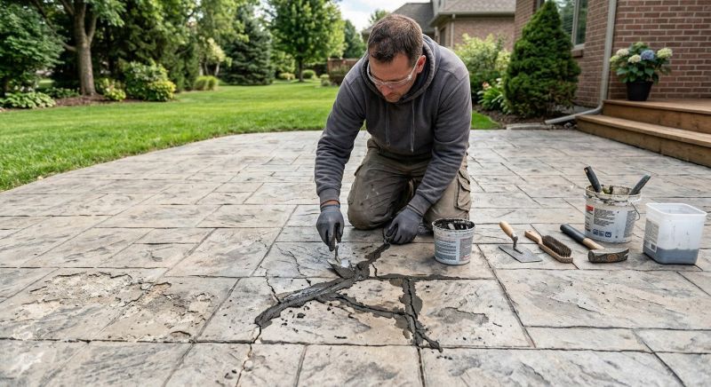 Decorative Concrete Repair in Louisville, KY